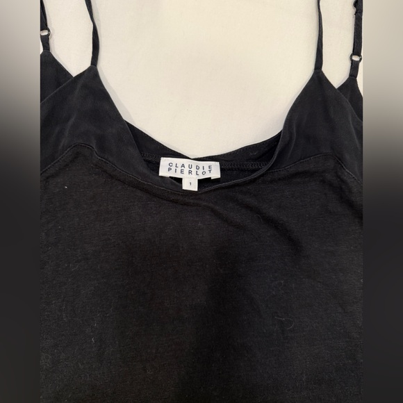 Claudie Pierlot Black Camisole Top - Picture 1 of 2